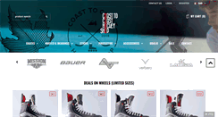 Desktop Screenshot of coasthockeyshop.com